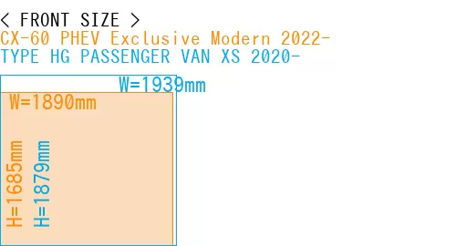 #CX-60 PHEV Exclusive Modern 2022- + TYPE HG PASSENGER VAN XS 2020-